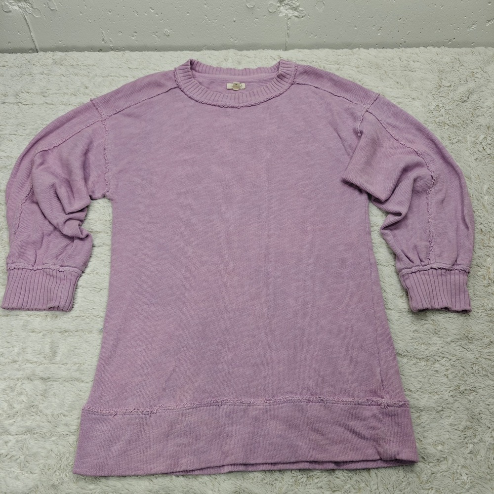 Pilcro Anthropologie Womens S Sweater 100% Cotton Pullover Soft Girl Cottagecore